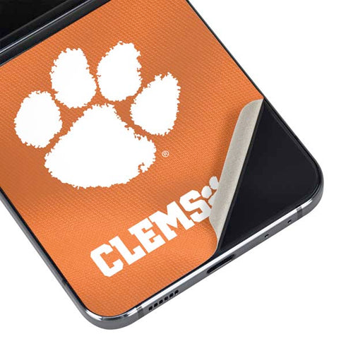 Clemson University Orange Jersey Galaxy Z Flip5 5G Skin
